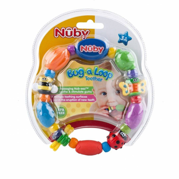 Nuby Dentes Bug-a-loop 3M