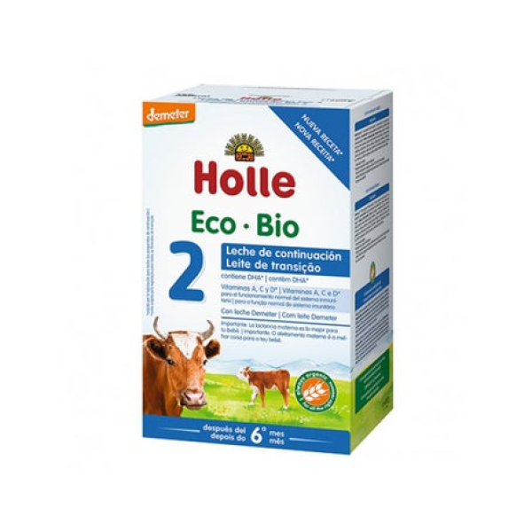 Holle Eco Bio Leite de Continuação 2 6M+ 600g