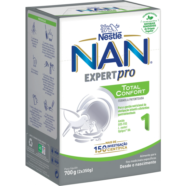 Nan Expert Pro Total Confort 1 Leite Lactente 700g