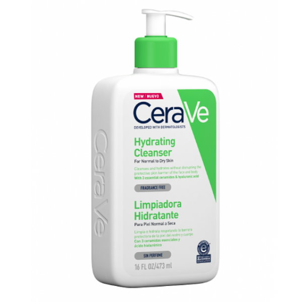 CeraVe Cleanser Hydrating Limpeza Facial 473ml