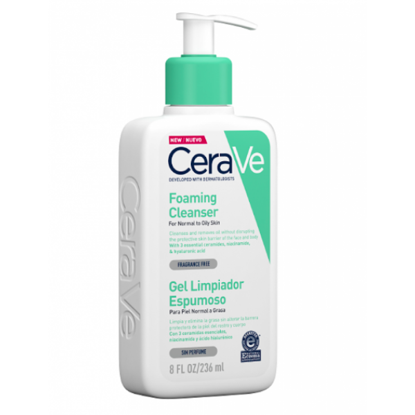 CeraVe Cleanser Espuma Limpeza Facial 236ml