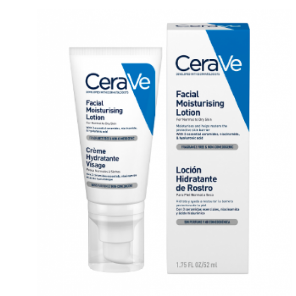 CeraVe Core Moisturising Loção Facial Pele Normal/Seca 52G