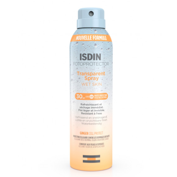 ISDIN Fotoprotector Transparent Spray Wet Skin FPS 30 250ml