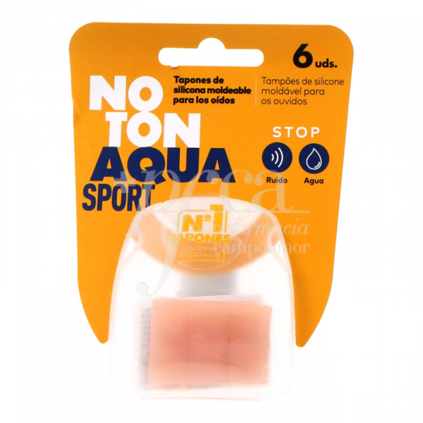 Noton Aqua Sport Tampões Silicone Moldável x6