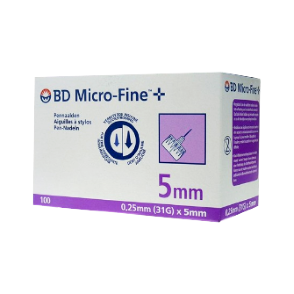 BD Micro Fine Agulhas 5mm Universal