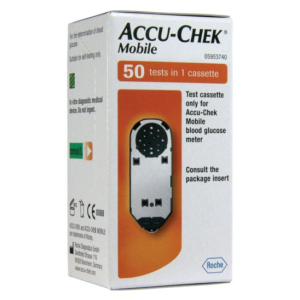 Accu-Chek Mobile Tiras Sangue Glicose x50