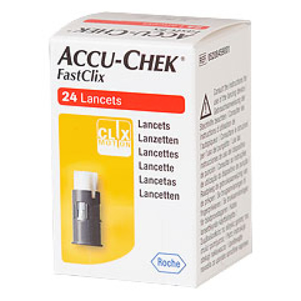 Accu-Chek FastClix Lancetas X24