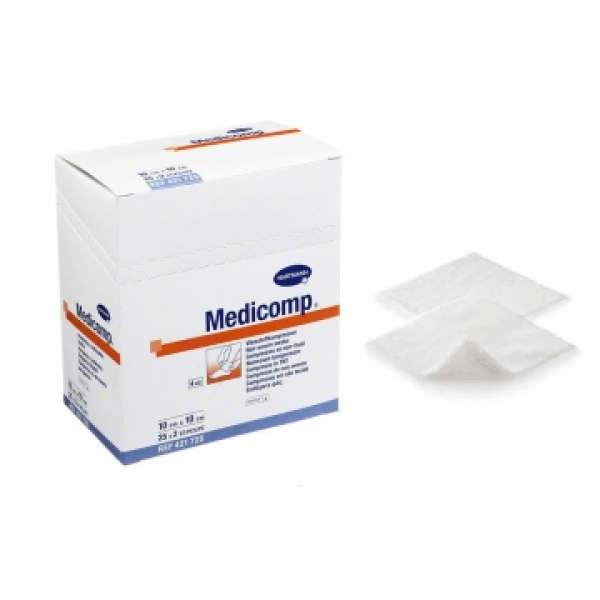 Medicom Compressas Esterilizadas 5 x5cmx25 x2