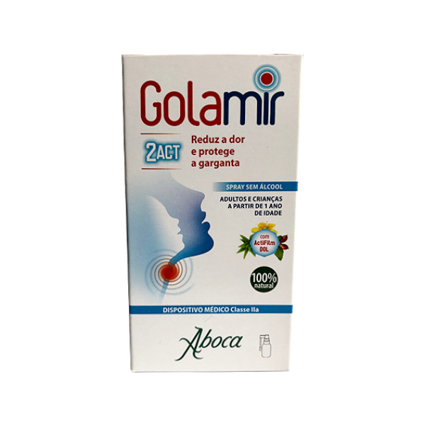 Golamir 2Act Spray Sem <mark>Álcool</mark> 30ml