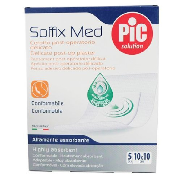 Pic Solution Soffix Med Pensos Pós-Operatório com Antibacteriano 10 cm x 10 cm