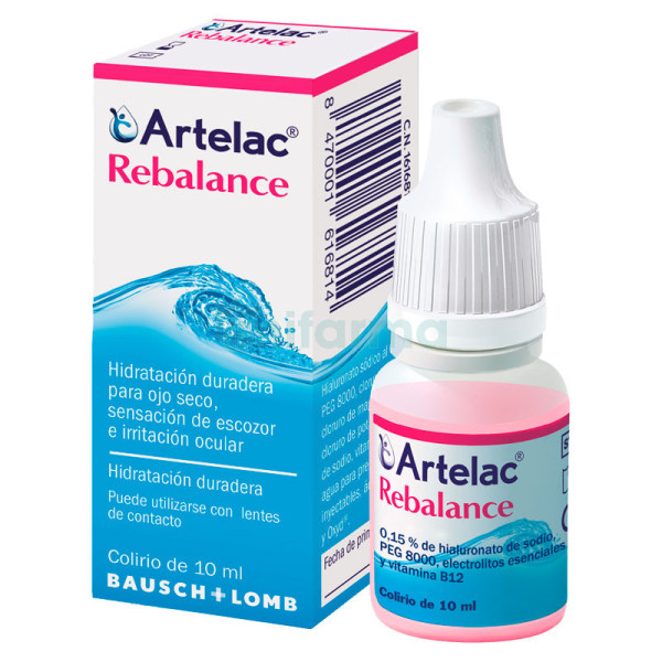 Artelac Rebalance Colirio Lentes Contacto 10ml