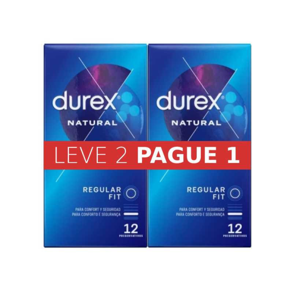 Durex Natural Plus Preservativos Duo x12