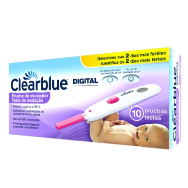 Clearblue Digital Teste Ovulação x10