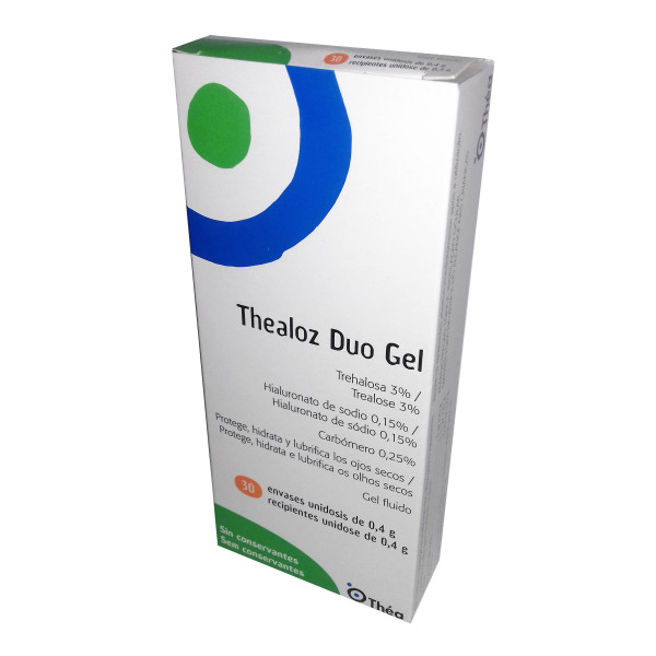 Thealoz Duo Gel Oftálmico Unidade 0,4g X 30