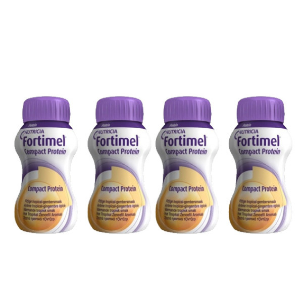 Fortimel Compact Protein Gengibre Tropical 125ml x4