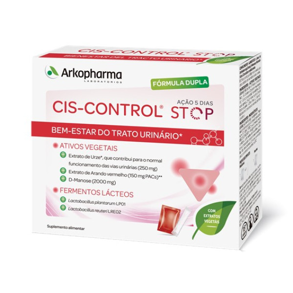 Cis-Control Stop 10 Saquetas + 5 Sticks