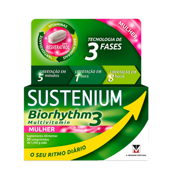 Sustenium Biorhythm 3 Multivitamin Mulher x30