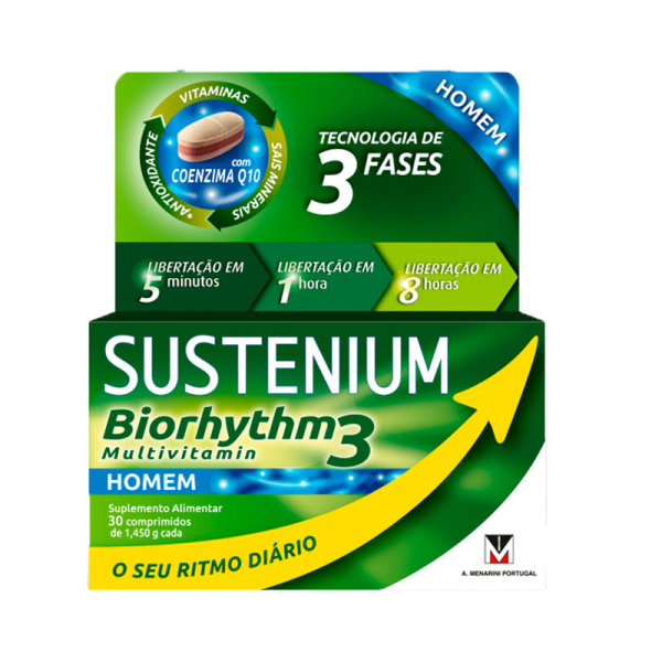 Sustenium Biorhythm 3 Multivitamin Homem x30