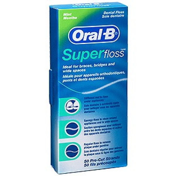 Oral-B Super Floss Fio Dentário x50