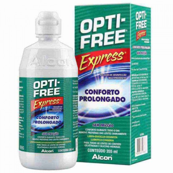 Opti-Free Express Solução Lentes 355ml
