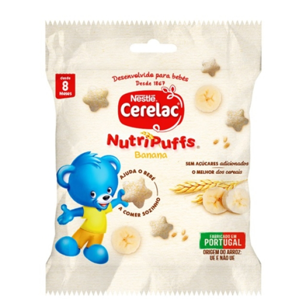 Nestlé Cerelac Nutripuffs Snack Banana 7G 8M+