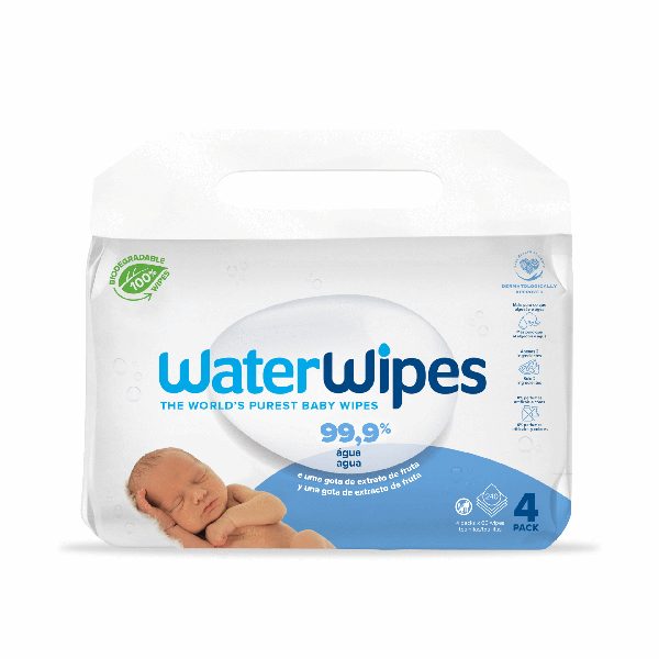 WaterWipes Toalhitas Biodegradáveis Bebé 60X4