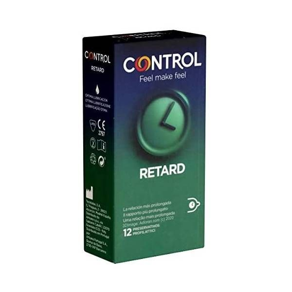 Control Non Stop Retard Preservativos X12