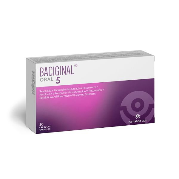 Baciginal Oral 5 Cápsulas x30