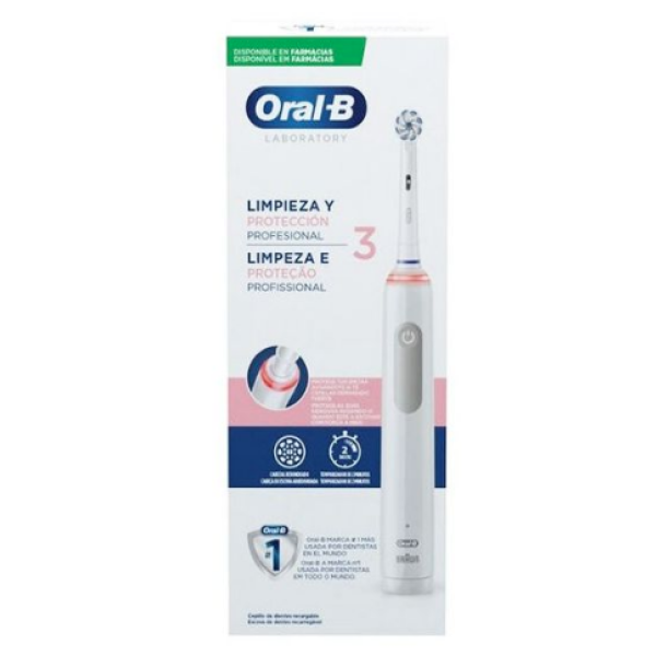 Oral-B Laboratory Escova de Dentes Elétrica Professional Clean & Protect 3 com Desconto de 25% Natal 2021