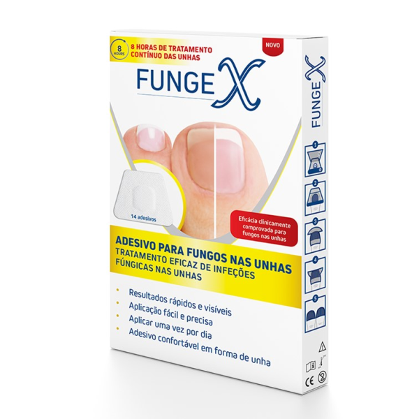 FungeX Adesivo para Fungos das Unhas 2 x 14Unidade(s)