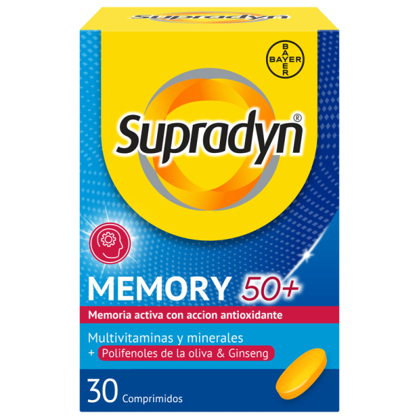 Supradyn Memory 50+ Comprimidos X30