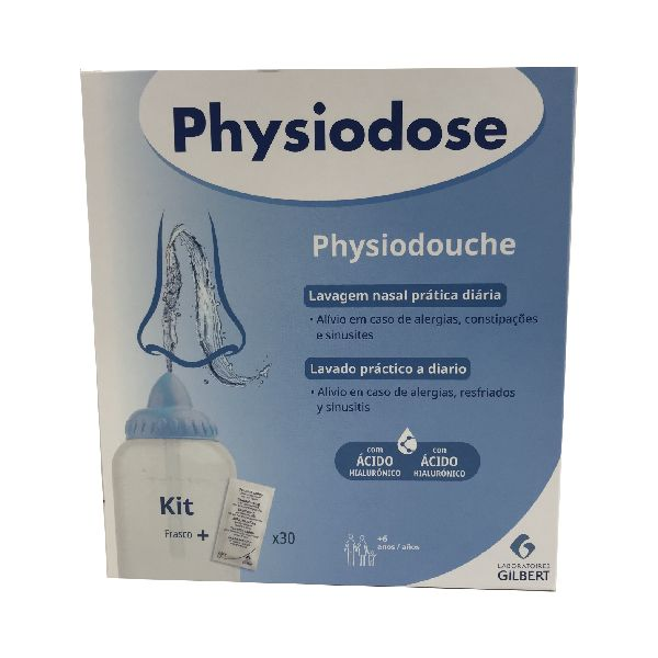 Physiodose Physiodouche Kit Irrigação Nasal