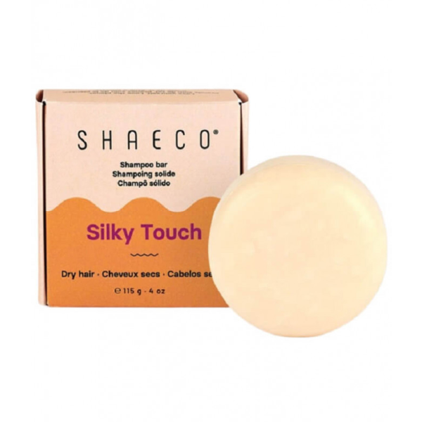 Shaeco Silky Touch Champô Sólido Cabelo Seco 115G