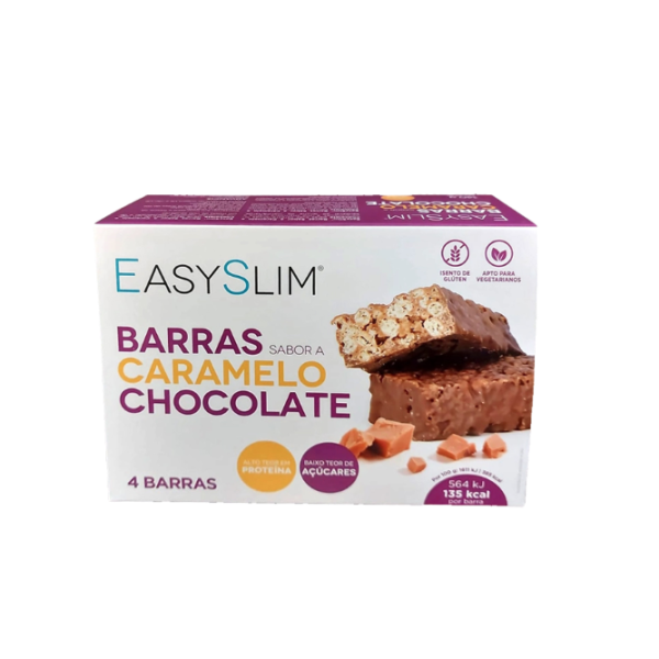EasySlim Barras Caramelo/Chocolate 35G X4