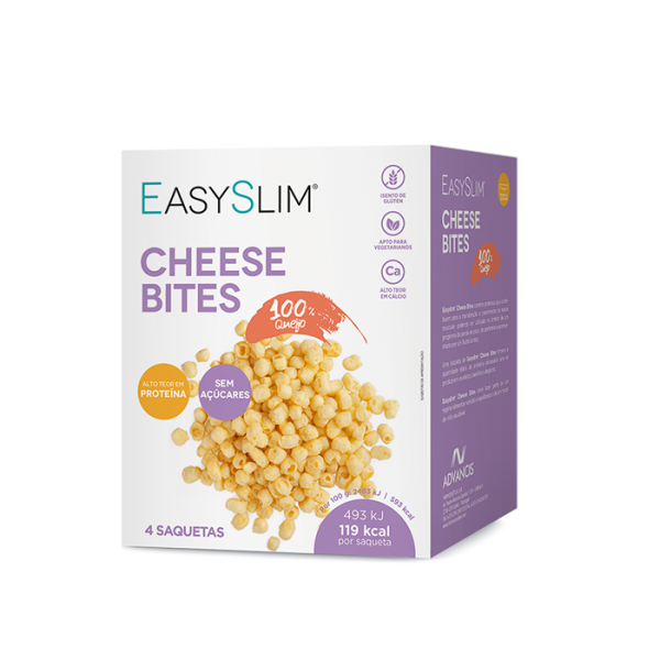 EasySlim Cheese Bites Snack Saquetas 20g X4