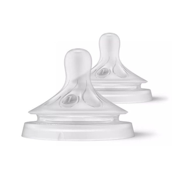 Philips Avent Tetina Silicone Natural Response T1 0M X2