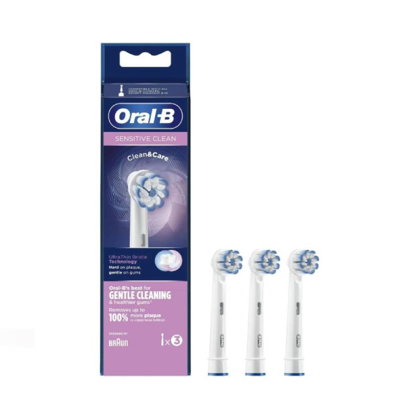 Oral B Sensitive Clean Recargas Escova Elétrica x3