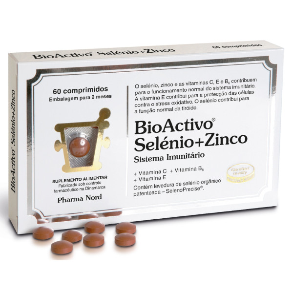 BioActivo Selenio+Zinco Compimidos x60