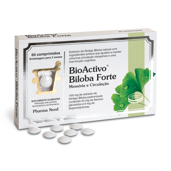 BioActivo Biloba Forte 100mg Comprimidos x60