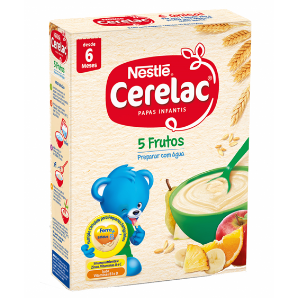 Nestlé Cerelac Farinha Láctea 5 Frutos 250g