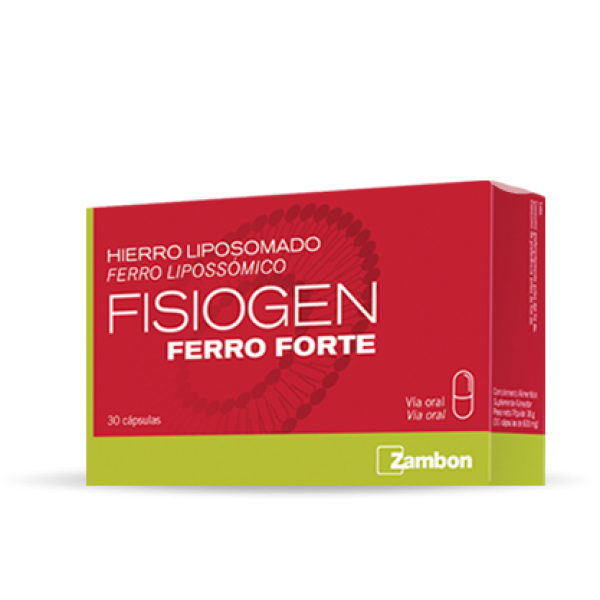 Fisiogen Ferro Forte Cápsulas x30