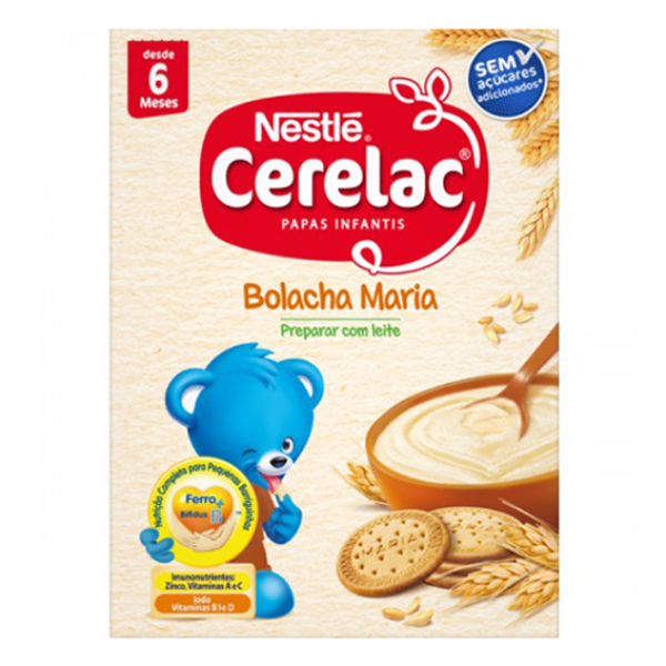 Nestlé Cerelac Farinha Não Láctea Bolacha Maria 250g