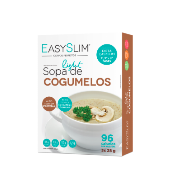 EasySlim Sopa Light de Cogumelos 28g x3