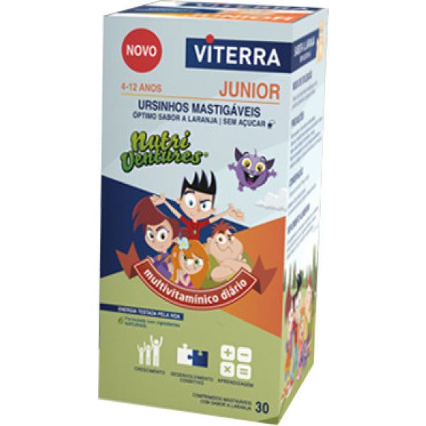 Viterra Junior Comprimidos Mastigáveis Laranja x30