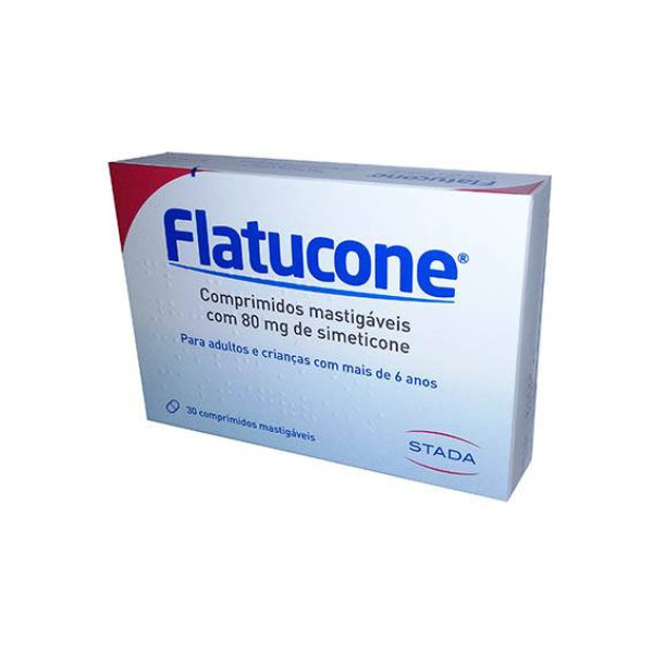 Flatucone Comprimidos Mastigáveis 80mg X30
