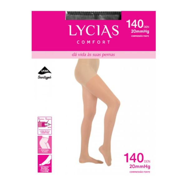 Lycias Comfort Collants 140Den Preto T4